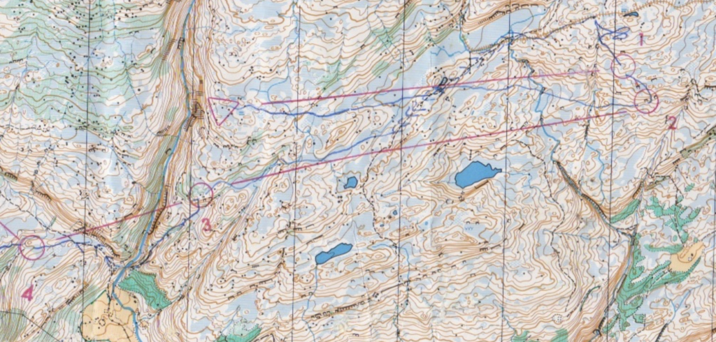 Fant ikke et passende bilde så et kartutsnitt fra vestlandsmesterskapet i 1983